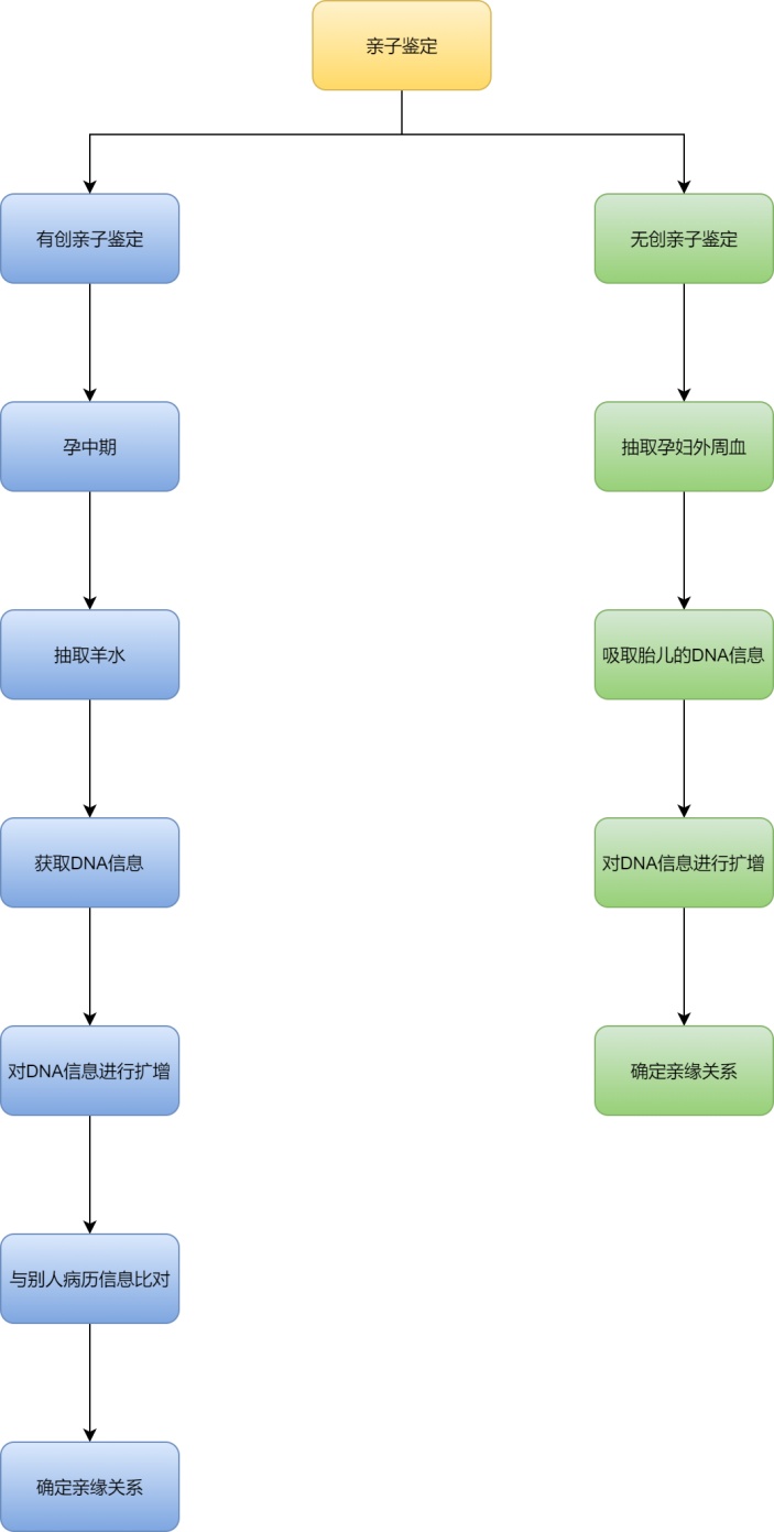 親子鑑定流程圖