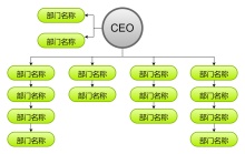 企业组织构架图样例模板