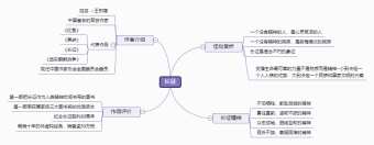 长征思维导图模板