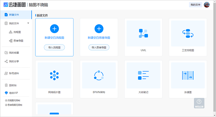 创建空白流程图