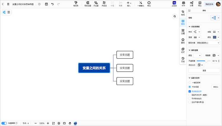 添加中心主题