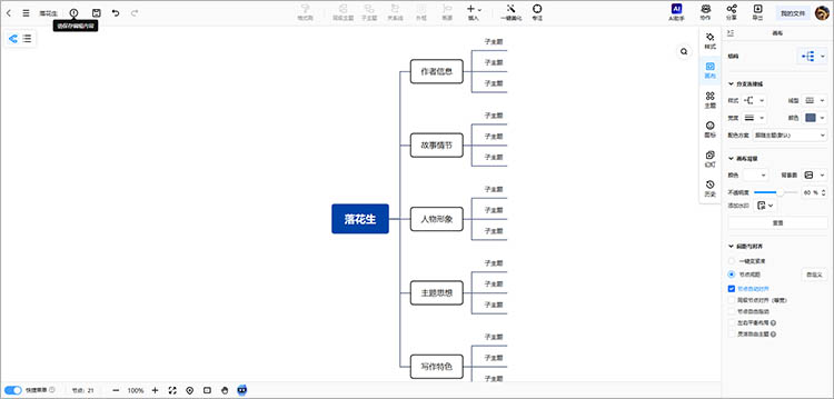 提取一级分支