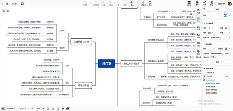 思维导图布局优化