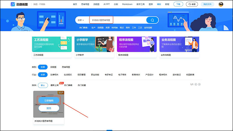 折线统计图步骤2
