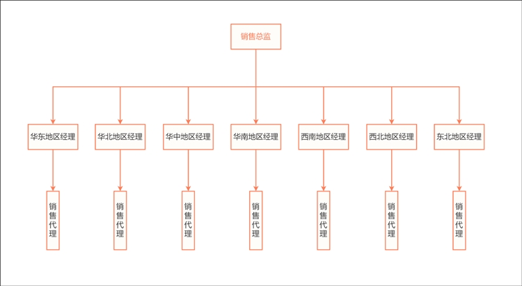 销售组织结构图