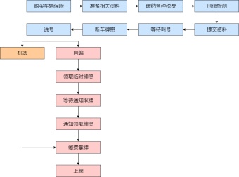 车辆上牌流程模板