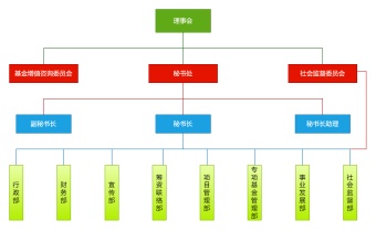 公益组织架构图模板